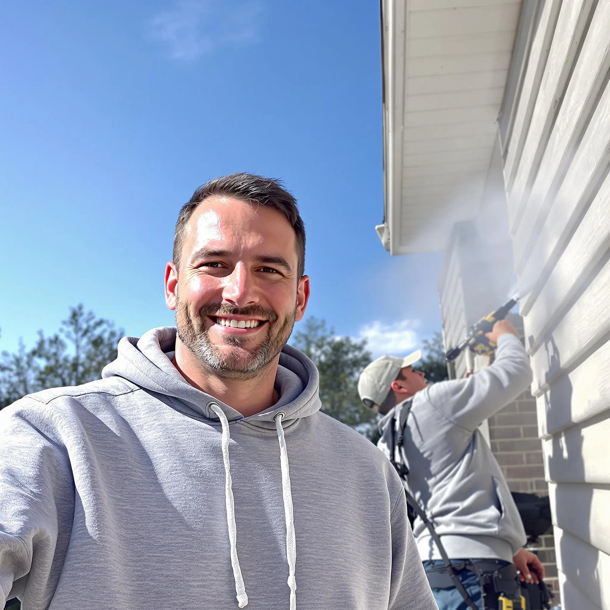 Professional pressure washing services in New Franklin