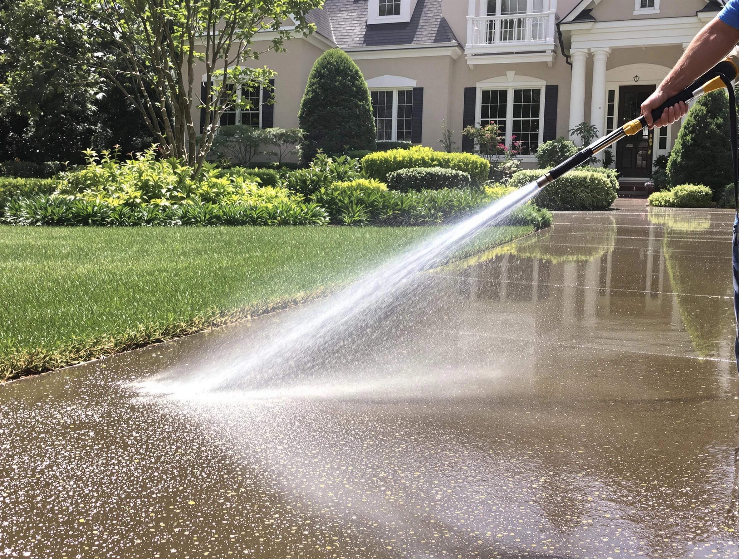 New Franklin Power Washing professional delivering pressure washing service in New Franklin